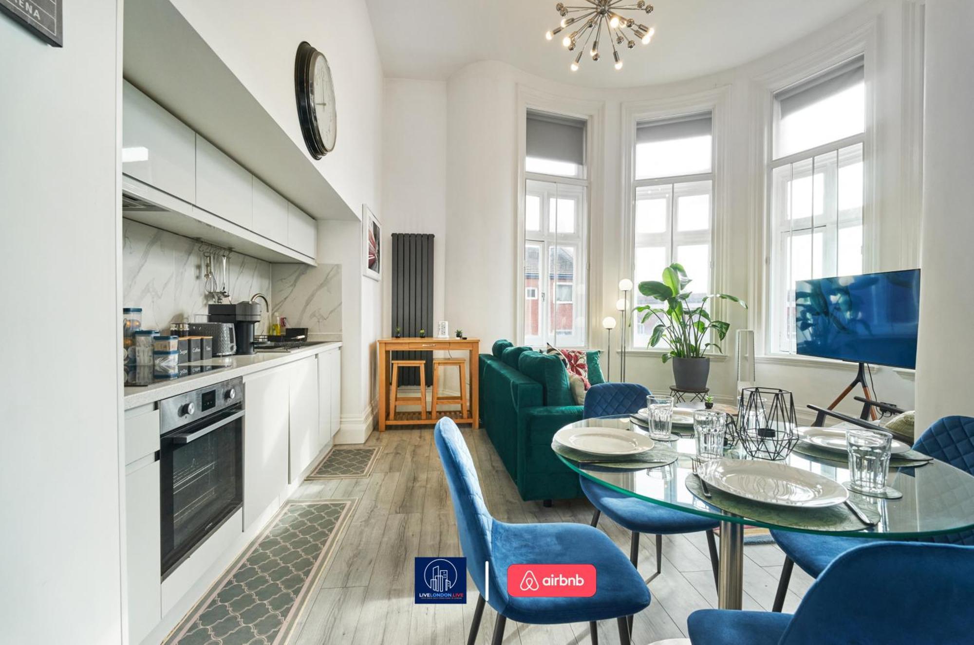 Last-Minute Specials L Sleeps Up To 4 Guests L One-Bedroom Apartment With King Bed And High Ceilings Near Camden By Live London Short Lets & Serviced Accommodation Exteriör bild