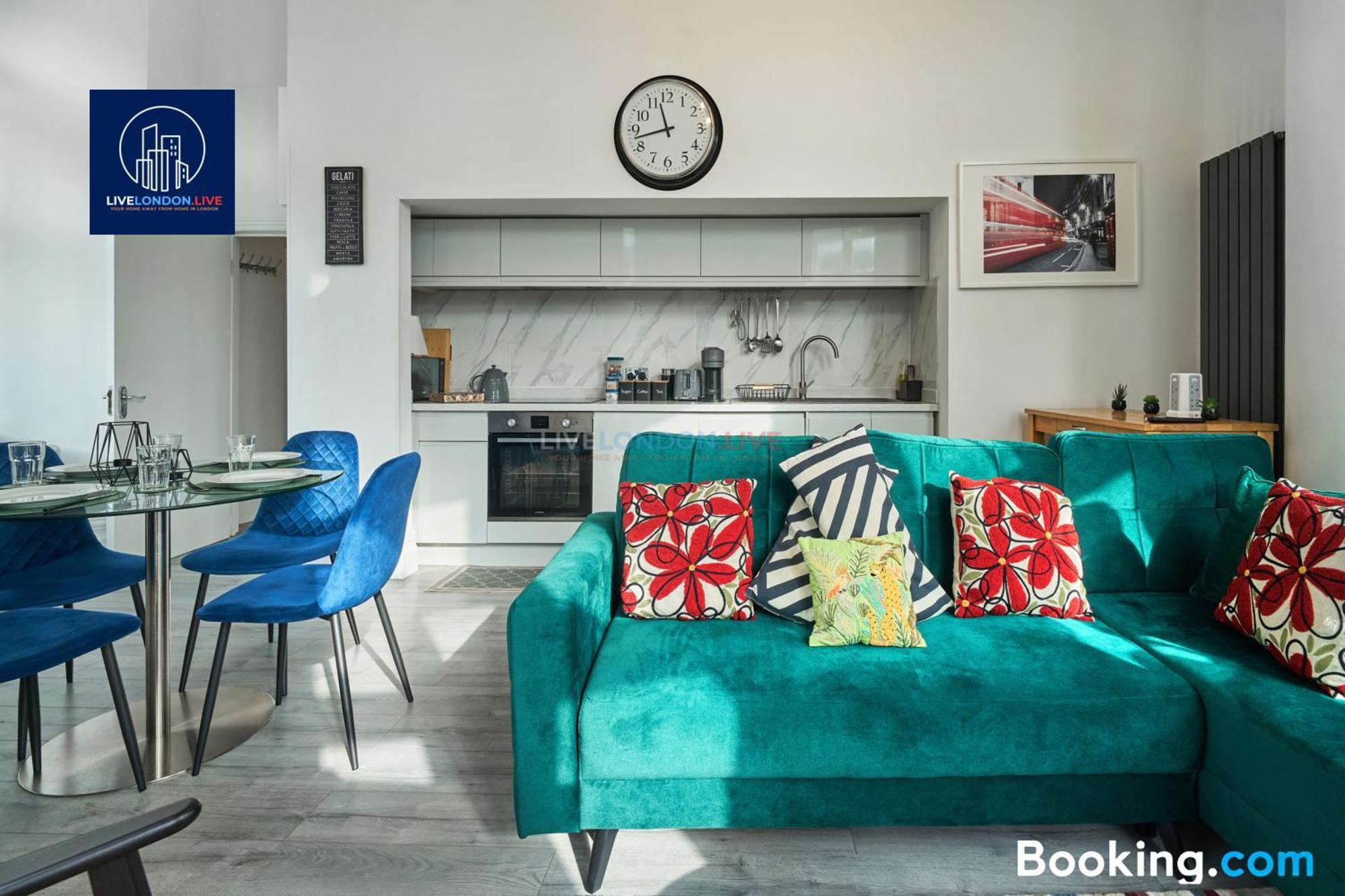 Last-Minute Specials L Sleeps Up To 4 Guests L One-Bedroom Apartment With King Bed And High Ceilings Near Camden By Live London Short Lets & Serviced Accommodation Exteriör bild